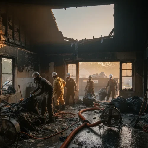fire damage restoration