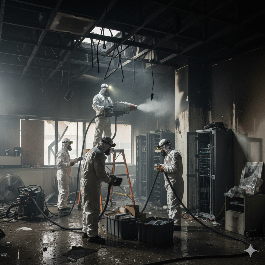 fire damage restoration