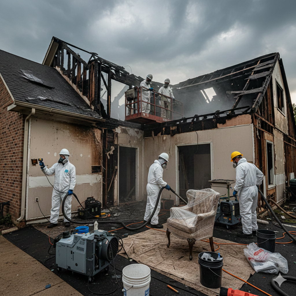 fire damage restoration