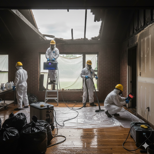 fire damage restoration