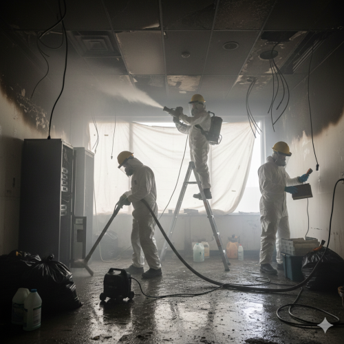 fire damage restoration